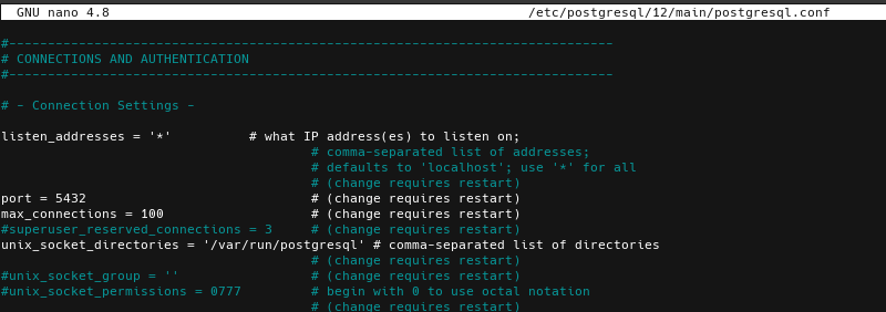 Postgesql on VPS
