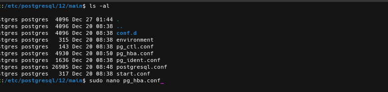 Postgesql on VPS