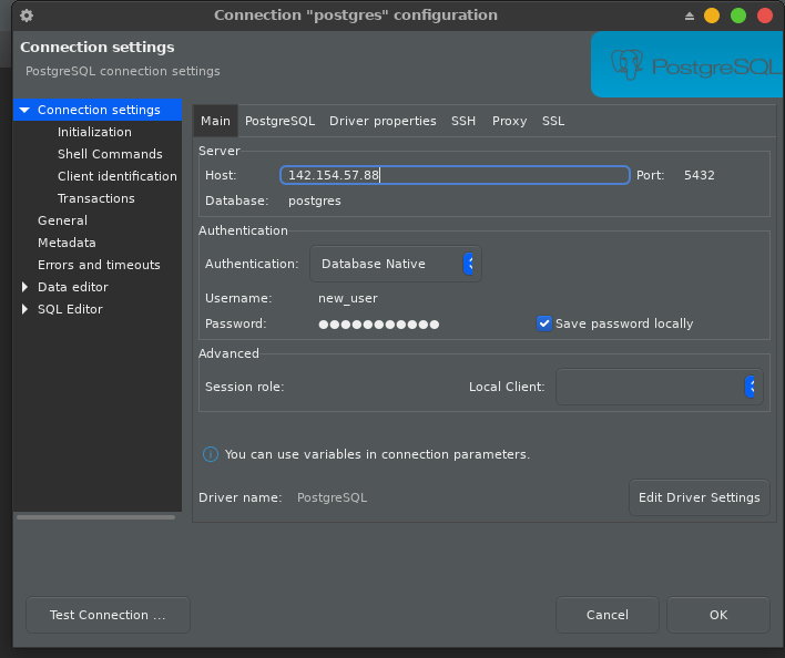 Postgesql on VPS